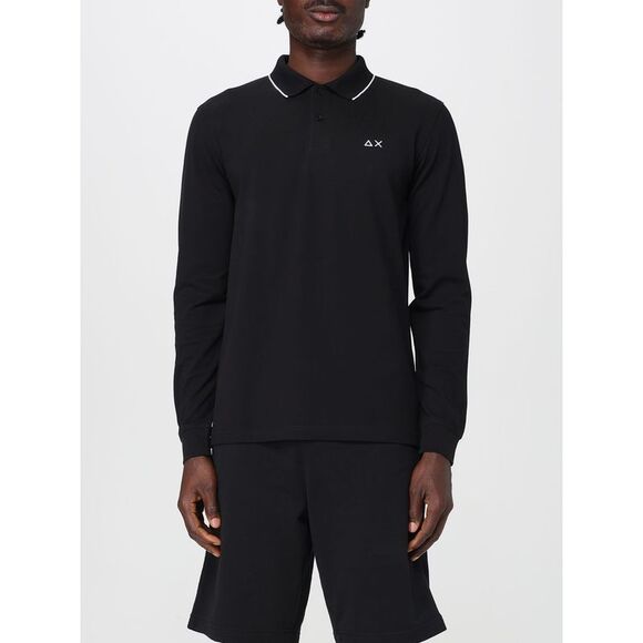 Sun68 Polo Shirt Men Black
